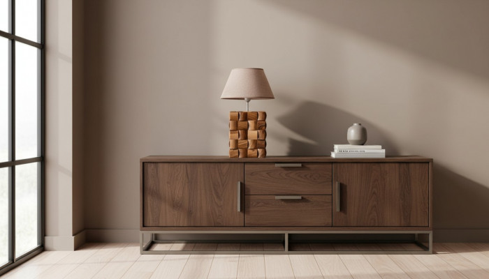 Luuchten Modernen Design Braun Dëschluucht Dëschtlampe Krounluucht Luucht