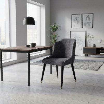 Stillen Luxus Design Polster Stull Lehn Sëtz Büro Miwwelen Nei Iesszëmmer Holz Miwwelen
