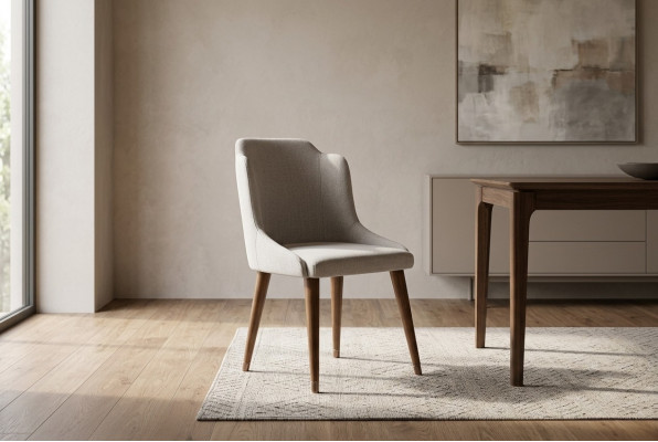 Modern Still Stull Designer Holzstull Iesszëmmerstull Luxus Holz Nei Miwwelen