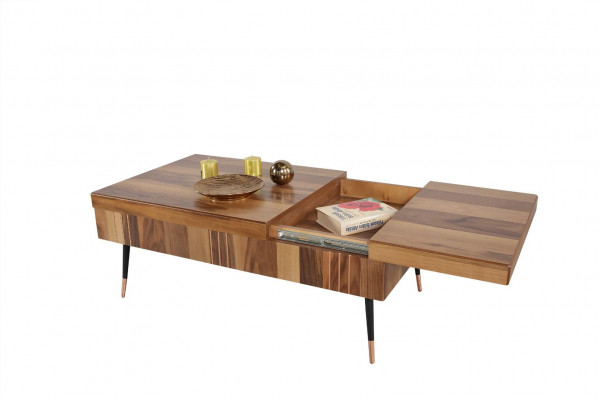 Luxus Couchtisch Brong Couchtischen Wunnzëmmer Holz Dësch Bäistelltësch