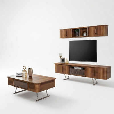 TV Miwwel Fernseeisch Design Fernsee Schaf Wunnwand Dësch RTV Schaf Niddregschaf