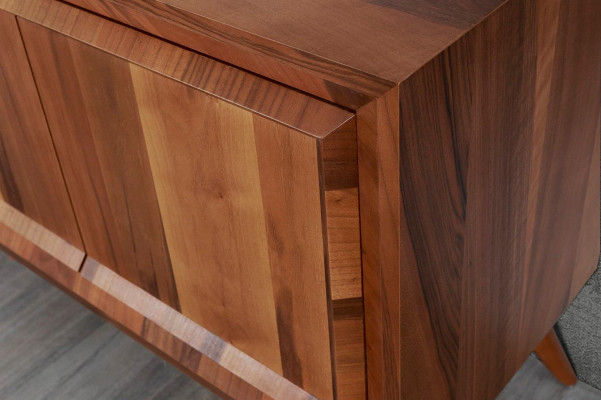 Iesszëmmer Set Iessdësch 4 Still Komoud Dëscher Holz Design Grupp Garnitur 6tlg