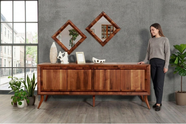 Sideboard Kommod Anrichte Sideboards Schaf Kommode Braun Luxus xxl 200cm Neit