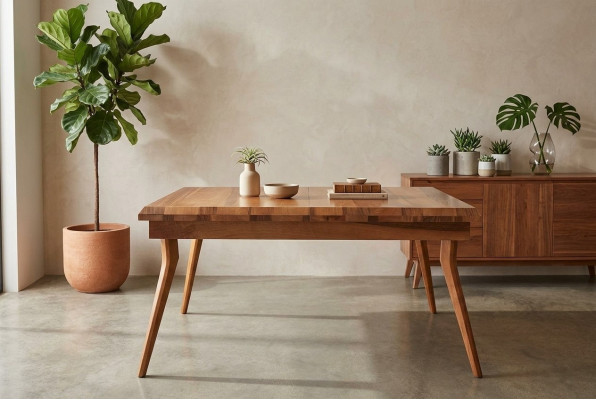 Holz Dësch Neien Dëscher Miwwelen Iessdësch Modernen Stil 160x100cm Iessdëscher Dësch Holz