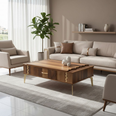 Couchtisch Wunnzëmmer Design Dëscher Couchtischen Miwwel Dësch Bäistelltisch Holz
