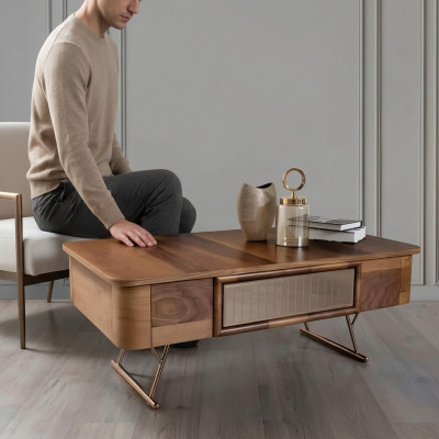 Couchtischen italieneschen Stil Miwwelen Couchtisch Modern Kaffisdësch Dëscher