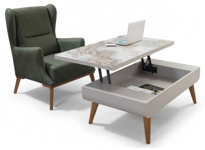 Wunnzëmmertësch Miwwelen Säitentësch Dëscher Klapptësch Kaffisdësch Design Dësch