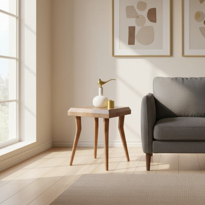 Bäistelltësch Holz Dëscher Modern Canapé Dësch Kaffisdësch Italienesch Miwwelen