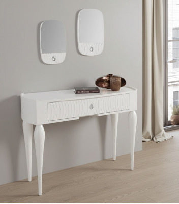 Sideboard Konsolendësch Holz Saitendëscher Wanddësch Konsol Miwwelen Konsolen 110cm