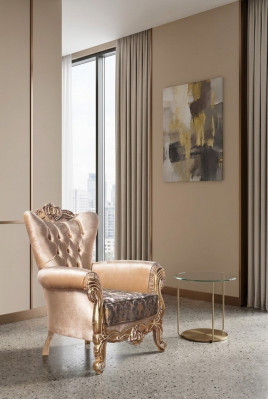 Barock Sëtz Chesterfield Canapé Canapé Miwwelen Ariichtung Canapéen Canapéen Stull