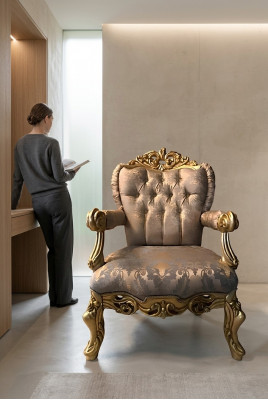 Sëtz Luxus Polster Designer Textil 1 Sëtzpolster Sëtz Eenzeler Miwwelen Nei