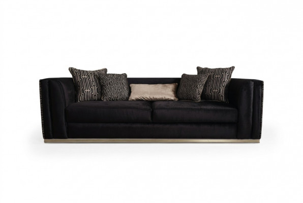 Moderne Drësëtzer Couch Miwwelen Polster Neie Luxus Sofa Design Neit