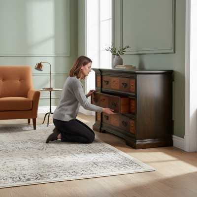 Kommode Anrichte Miwwel Kommode Sideboard Schaf Klassesch nei Kommoden Holz