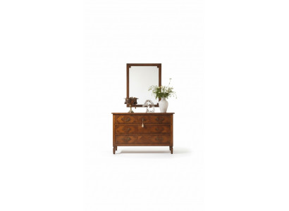Kommod Landhaus Holz Anrichte Héich Schaf Schief Sideboard Kommodë Miwwelen
