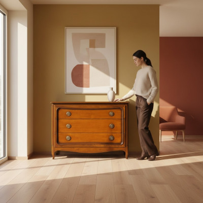 Design Kommoden Italienesch Miwwelen Schlofzëmmer Design Kommode mat Schief.