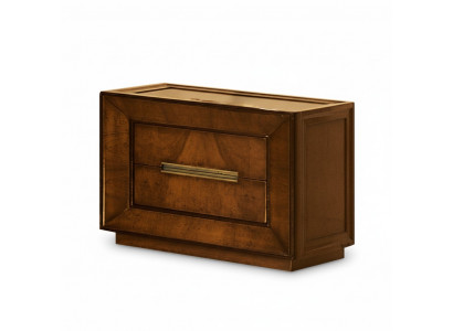 Schlofzëmmer Miwwelen Dësch Nuetsdësch Braun Holz Miwwelen Design Säitedësch Dëscher