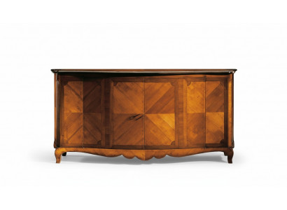 Ariichtung Regaler Vitrinen Kredenz Buffet Italienesch Miwwelen Massivholz 200cm