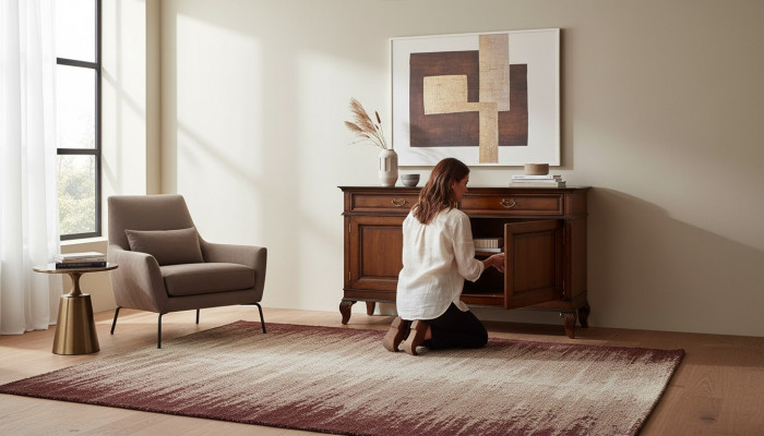 Sideboard Miwwel Schaf Kommode Massivholz Anrichte Landhaus Kommouden Konsol Neit