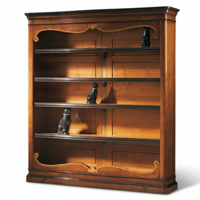 Massive Regal Bicherschaf Holz Schaf Italienesch Miwwelen Schief Regaler Neien