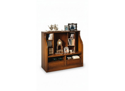Sideboard RTV Lowboard Regal Schlofzëmmer Holz Braun Kommode Dëscher TV Stänner