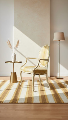 Stull Stullen Luxus Design Lehnstull Holz Polster Art déco Iesszëmmer Miwwelen Holz
