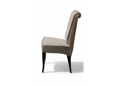 Stull Klassiker Design 1 Sëtz Léinestull Holz Still Italienesch Miwwelen Léin
