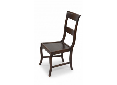 Designer Holz Still an Iesszëmmer Luxus Miwwelen Braun Faarf Nei