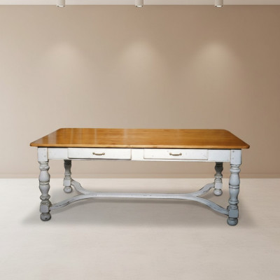Antik Stil Iessdësch Italienesch Iesszëmmer Dëscher Miwwelen Holzdësch Iessdëscher