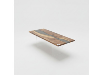 Design Dësch Modern Mier Floss Miwwelen Dëscher Iessdësch Dëscher Epoxy Harz Ozean
