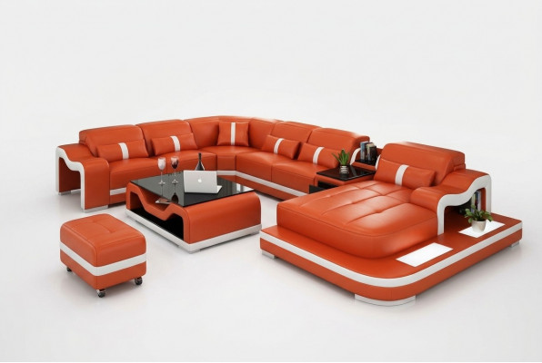 XXL Wunnlandschaft Eckssofa Polsters Eckgarnitur Ecksconch Sofa Polstersëtz Eck