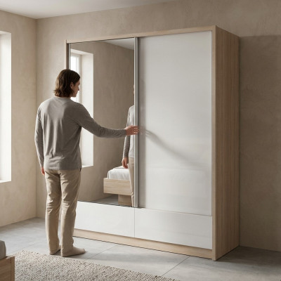 Garderobe Lagerung 180cm Regal Schaf Archiv Schiebetieren Schiebetieren Büro