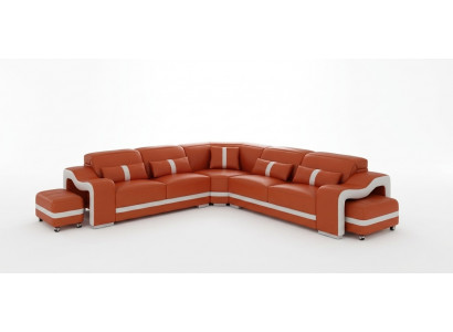 Desing Eckcouch Sofa Canapé Lieder Eck L Form Wunnlandschaft Polster Eckgarnitur