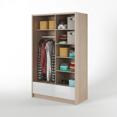 Multifunktionell Regalschränk Regal Stockageschaf 130cm Neie Kleederschaf