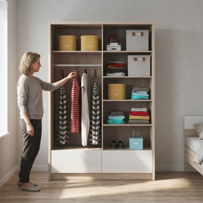 Vielzweckregaler Schaf Regal Lagerungsschaf 150cm Nei Garderob.