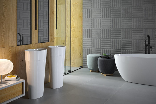 Moderne Design Wäschbecken Acryl Buedzëmmer Fräistehende Wäschstel.