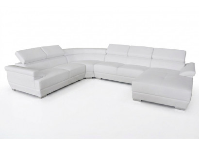 Sofa Ecksofa Design Polster Eckcouch Eckgarnitur Canapé Wunnlandschaft U-Form +USB