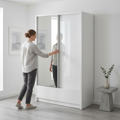 Garderobenspäicher 130cm Regal Schaf Archiv Schiebetüren Schiebetüren Büro