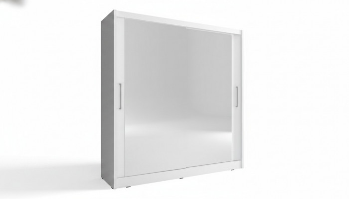 Schlofzëmmer Spigel Schwiefdieren Schaf 200cm Kleederschief Schiewendieren