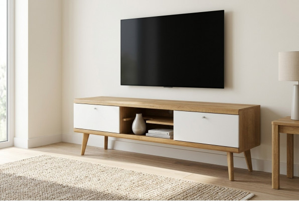 Sideboard PRTV160 Fernsehschaft Lowboard Sideboard Kommode Wunnzëmmer Schaf Nei