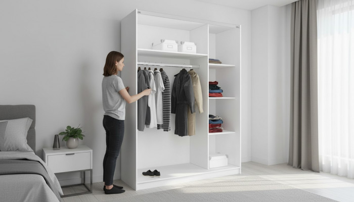 Garderobesystem Lagerregal Schaf Archiv Schiebetüren Schiebetüren Büro 150cm