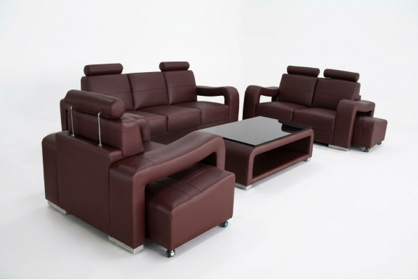 Garnitur Lieder Sofa mat USB Polster Couchen Sofas Luxus Nei Wunnlandschaft 3+2+1