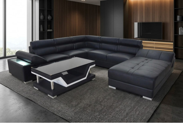 Design Lieder Wunnlandschaft Ecksofa Modern Garnitur Couch Ecker Nei Gro USB