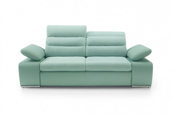 Dräisëtzer Multifunktioun Canapé Sofa Design Polster Wunnzëmmer Miwwelen Stoff Textil