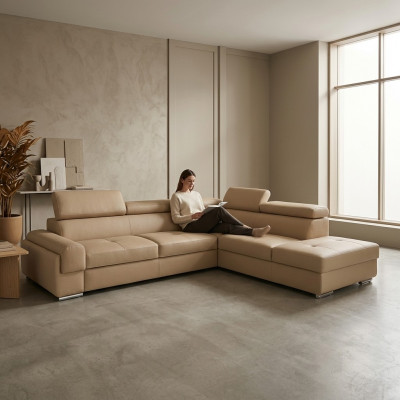 Eckcanapé L-Form Garnitur Eckcouch Wunnlandschaft Canapé Wunnlandschaft L-Form Luxus