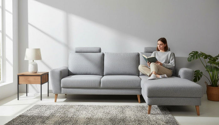 Design Eckcouch Sofa Multifunktionell Wohnlandschaft Textilstoff Gepolstert Sofas Lieder Neit