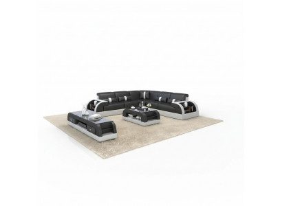 Wunnlandschaft L-Form Ecksofa Couch Design Polster Lieder Garnitur Sofa Eck Nei