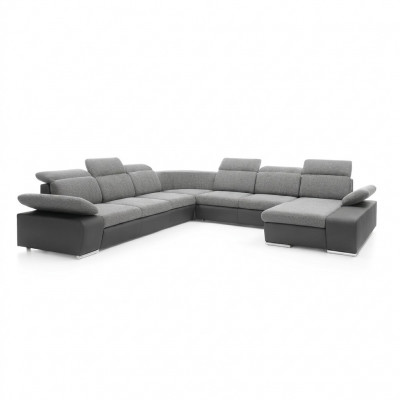 Ecksofa U-Form Eckcouch mat Schloffunktion Ecksofa Wunnlandschaft Sofa Couch Nei