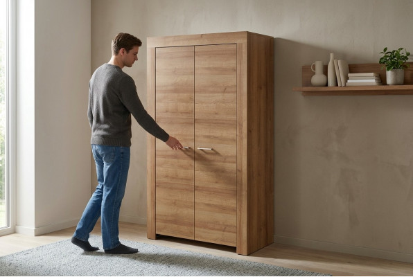 Kombinéiert Regal 110cm Schaf Regal Späicher Kleederschaf Garderobe Nei