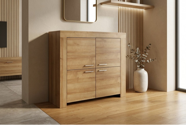 Kommode Kommoden Schaf Wunnzëmmer Holz Schiefen Vitrin Garde-robe Säitendësch