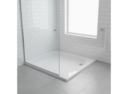 Dusch Duschwanne Acrylbad Brausewanne Flach Oflossgarnitur Oflaaf